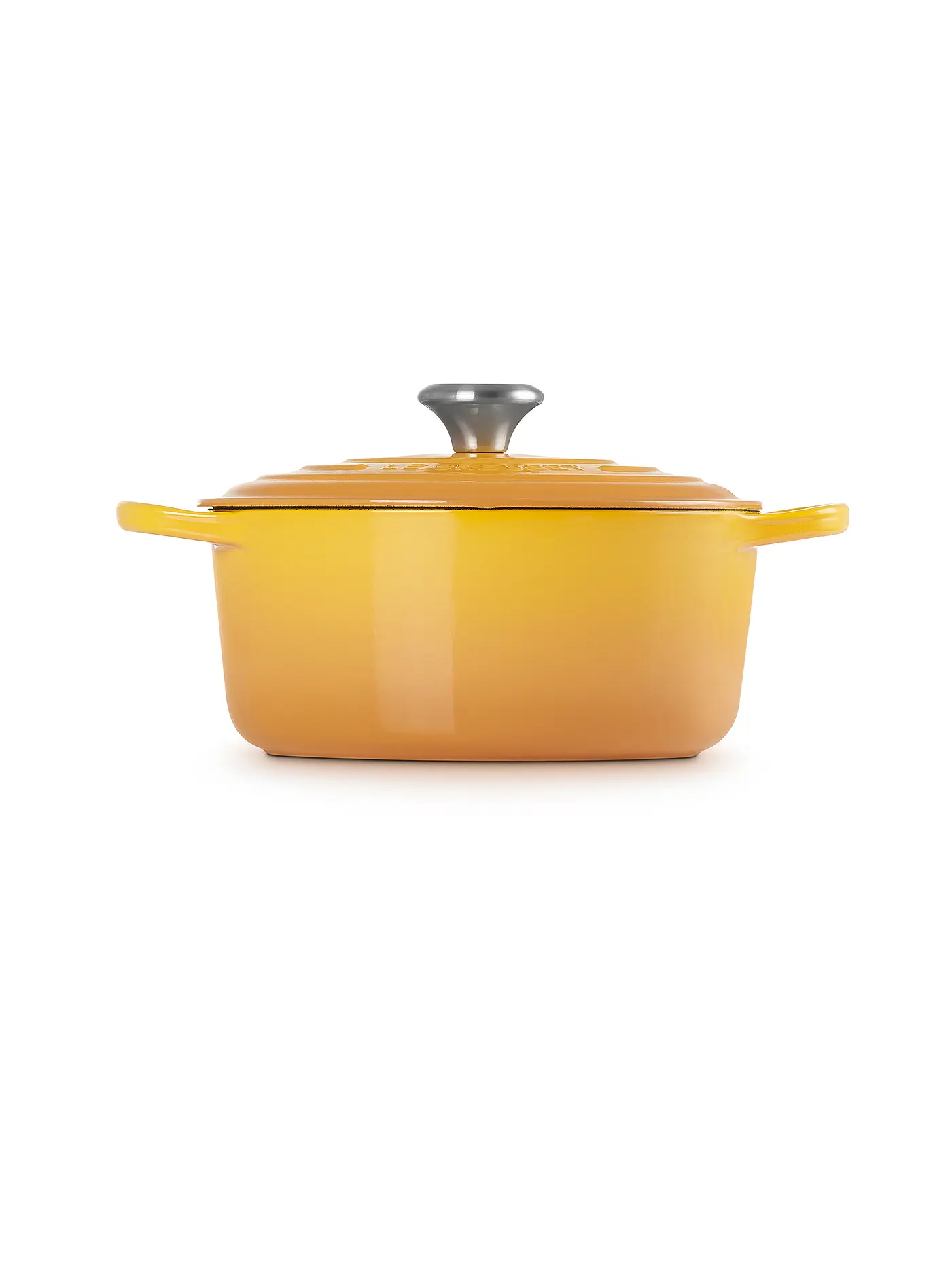 LE CREUSET | Bräter rund 24cm/4,2l SIGNATURE Azure | gelb